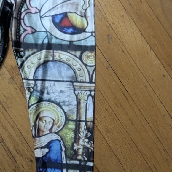 Copy Of Blackmilk Colorful Stained Glass Print Leggings - Picture 4 of 5